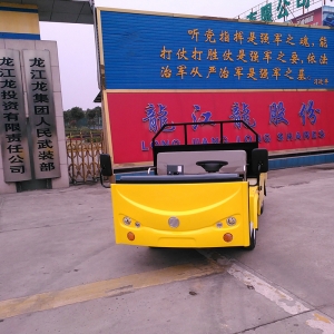 8座无顶电动观光车成功交付龙江龙集团